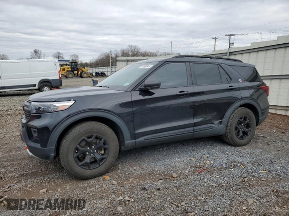 2022 Ford Explorer Timberline with VIN 1FMSK8JH1NGA75256, listed as a Copart auction lot 47880845 with 26,724 mi miles and Salvage Title. Bid and sale history available at carsss.com. Image 1.