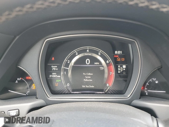 2019 Lexus LS 500 with VIN JTHC51FF2K5006080, listed as a Copart auction lot 59752395 with 21,085 mi miles and Clean title. Bid and sale history available at DreamBid. Image 9.
