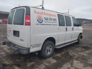 2015 GMC Savana Cargo Van with VIN 1GTW7FCF4F1904249, listed as a IAAI auction lot 41710471 with 178,930 mi miles. Bid and sale history available at carsss.com. Image 4.