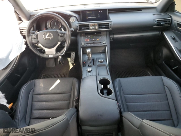 2020 Lexus IS with VIN JTHG81F28L5043173, listed as a Copart auction lot 76475844 with 27,083 mi miles and Salvage Title. Bid and sale history available at carsss.com. Image 8.