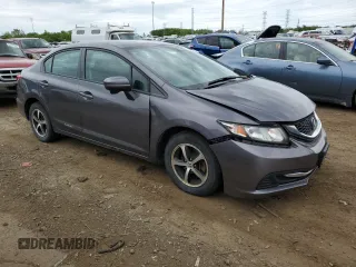 2015 Honda Civic SE z VIN 19XFB2F74FE087468, wystawiony jako Copart lot #57939305 z przebiegiem 166 755 mil mil oraz Szkoda całkowita • Salvage title. Historia ofert i sprzedaży dostępna na DreamBid. Obrazek 4.
