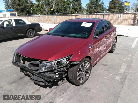 2015 Kia Optima SXL Turbo with VIN 5XXGR4A66FG515381, listed as a IAAI auction lot 38577212 with 88,717 mi miles and . Bid and sale history available at DreamBid. Image 2.