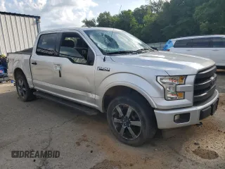 2017 Ford F-150 XL with VIN 1FTEW1EF6HKC22114, listed as a Copart auction lot 60992865 with 100,575 mi miles and Salvage title. Bid and sale history available at DreamBid. Image 4.