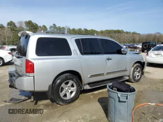 2007 Nissan Armada SE z VIN 5N1BA08A27N722095, wystawiony jako Copart lot #51247875 z przebiegiem 195 137 mil mil oraz Szkoda całkowita • Salvage title. Historia ofert i sprzedaży dostępna na DreamBid. Obrazek 3.