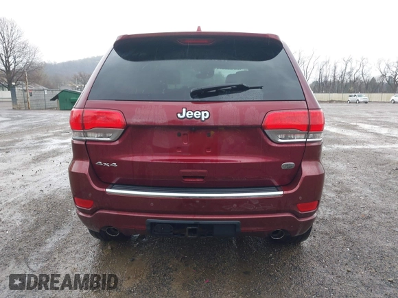 2017 Jeep Grand Cherokee Overland with VIN 1C4RJFCG5HC854024, listed as a IAAI auction lot 42006307 with 118,640 mi miles. Bid and sale history available at carsss.com. Image 17.