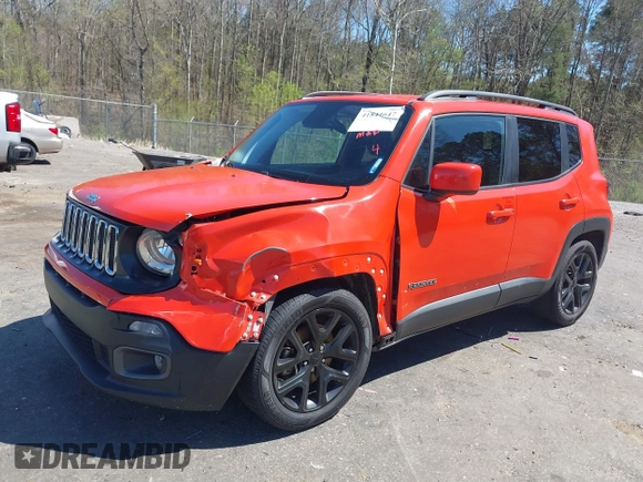 2018 Jeep Renegade Latitude with VIN ZACCJABB3JPJ43290, listed as a IAAI auction lot 41844647 with 238,581 mi miles and . Bid and sale history available at DreamBid. Image 20.