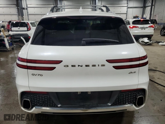 2023 Genesis GV70 2.5T с VIN KMUMADTB1PU120781, выставлен на аукционе Copart как лот 53328235 с пробегом 44 979 миль миль и Списание • Salvage title. История ставок и продаж доступна на DreamBid. Изображение 6.