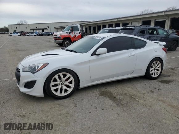 2013 Hyundai Genesis Coupe R-Spec with VIN KMHHT6KD9DU109502, listed as a Copart auction lot 52364895 with 98,387 mi miles and Salvage title. Bid and sale history available at DreamBid. Image 1.