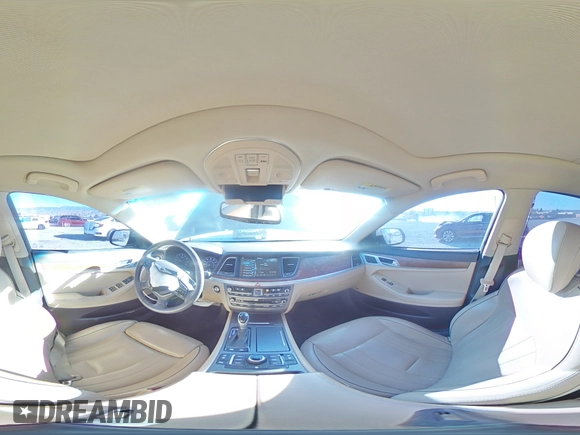 2017 Genesis G80 3.8L with VIN KMHGN4JEXHU168827, listed as a Copart auction lot 80315794 with 46,607 mi miles and Salvage Title. Bid and sale history available at DreamBid. Image 12.