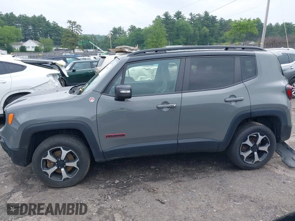 2021 Jeep Renegade Trailhawk with VIN ZACNJDC12MPM56979, listed as a IAAI auction lot 42438891 with 66,926 mi miles and . Bid and sale history available at DreamBid. Image 14.