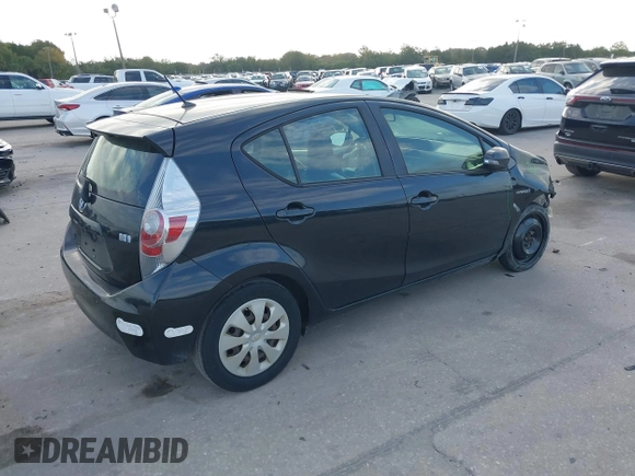 2012 Toyota Prius One with VIN JTDKDTB35C1511112, listed as a IAAI auction lot 41074047 with 156,510 mi miles and . Bid and sale history available at DreamBid. Image 4.