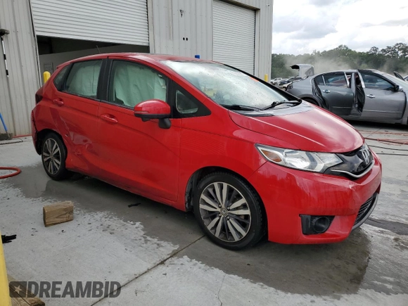 2015 Honda Fit EX-L with VIN 3HGGK5H88FM765531, listed as a Copart auction lot 55782385 with 183,207 mi miles and Salvage title. Bid and sale history available at DreamBid. Image 4.