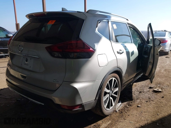 2019 Nissan Rogue SL with VIN 5N1AT2MTXKC762051, listed as a IAAI auction lot 41253889 with Not Provided miles and . Bid and sale history available at DreamBid. Image 4.