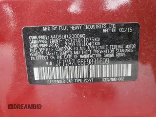 2015 Subaru WRX STI z VIN JF1VA2L68F9831609, wystawiony jako Copart lot #47884365 z przebiegiem 76 896 mil mil oraz Czysty tytuł • Clean title. Historia ofert i sprzedaży dostępna na DreamBid. Obrazek 13.