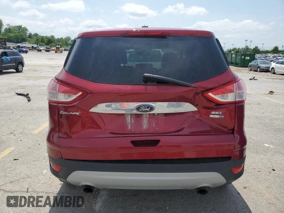 2013 Ford Escape SEL with VIN 1FMCU9H96DUD80433, listed as a Copart auction lot 55514195 with 195,781 mi miles and Salvage title. Bid and sale history available at DreamBid. Image 6.