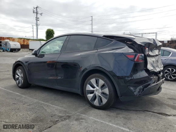 2023 Tesla Model Y Long Range with VIN 7SAYGDEE3PF646125, listed as a Copart auction lot 53510775 with 45,019 mi miles and Salvage Title. Bid and sale history available at carsss.com. Image 2.