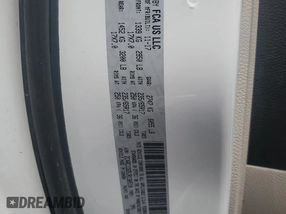 2018 Chrysler Pacifica Touring with VIN 2C4RC1DG9JR130510, listed as a Copart auction lot 63983325 with 201,474 mi miles and Clean title. Bid and sale history available at DreamBid. Image 13.