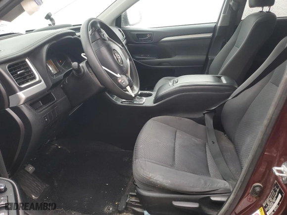 2016 Toyota Highlander LE with VIN 5TDBKRFH6GS289025, listed as a Copart auction lot 41775995 with 154,898 mi miles and Non Repairable. Bid and sale history available at carsss.com. Image 7.