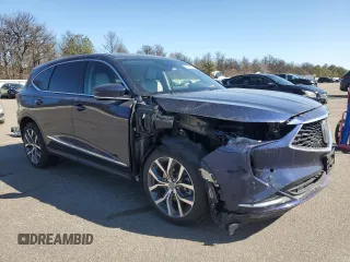 2024 Acura MDX Technology z VIN 5J8YE1H47RL013763, wystawiony jako Copart lot #52218375 z przebiegiem 19 284 mil mil oraz Szkoda całkowita • Salvage title. Historia ofert i sprzedaży dostępna na DreamBid. Obrazek 4.