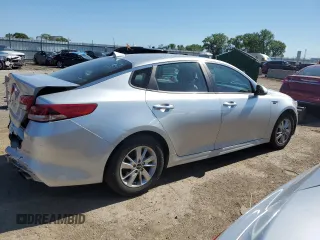 2018 Kia Optima S with VIN 5XXGT4L34JG236752, listed as a Copart auction lot 57867154 with 174,484 mi miles and Non repairable. Bid and sale history available at DreamBid. Image 3.