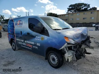 2015 Nissan NV200 S with VIN 3N6CM0KN4FK734133, listed as a Copart auction lot 44508845 with 125407 miles and Salvage Title. Bid and sale history available at carsss.com. Image 4.