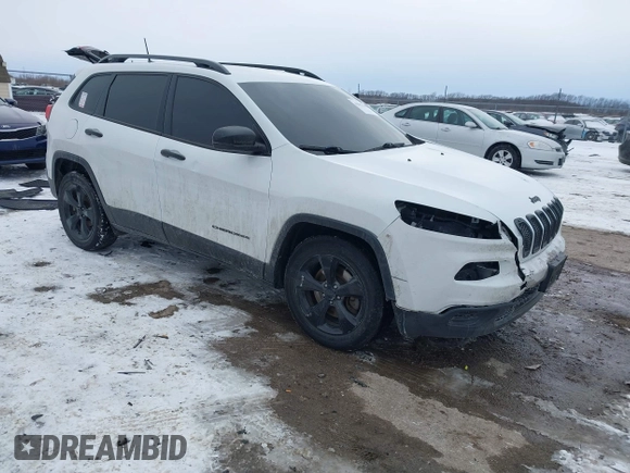 2016 Jeep Cherokee Altitude with VIN 1C4PJLAB4GW376723, listed as a IAAI auction lot 41593248 with 96,940 mi miles and . Bid and sale history available at DreamBid. Image 1.