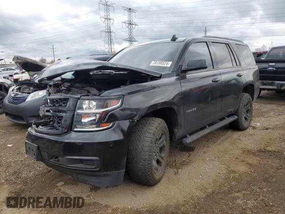 2020 Chevrolet Tahoe LS with VIN 1GNSCAKC1LR107045, listed as a Copart auction lot 78150524 with Not provided miles and Salvage title. Bid and sale history available at DreamBid. Image 1.