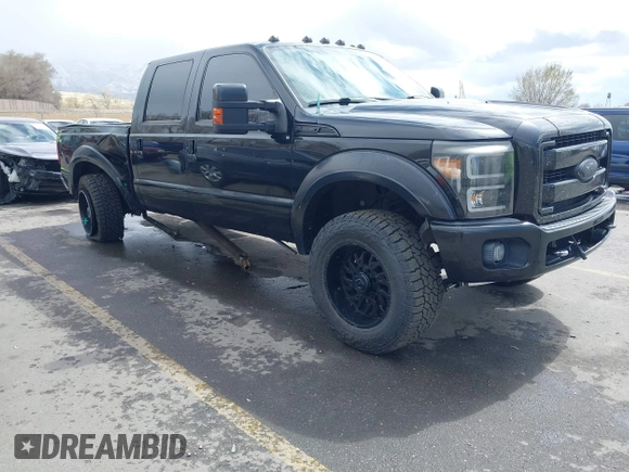 2014 Ford F-250 XL with VIN 1FT7W2BT4EEB31135, listed as a IAAI auction lot 41916247 with 215,119 mi miles. Bid and sale history available at carsss.com. Image 1.