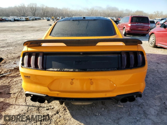 2018 Ford Mustang GT z VIN 1FA6P8CF9J5128915, wystawiony jako Copart lot #48433755 z przebiegiem 24 765 mil mil oraz Szkody całkowita. Historia ofert i sprzedaży dostępna na DreamBid. Obrazek 6.
