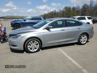 2015 Chrysler 200 Limited with VIN 1C3CCCAB7FN654760, listed as a Copart auction lot 52393095 with 180,187 mi miles and Salvage Title. Bid and sale history available at carsss.com. Image 1.