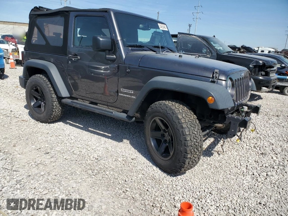 2016 Jeep Wrangler Sport with VIN 1C4AJWAG1GL288068, listed as a Copart auction lot 54255485 with 56,385 mi miles and Non Repairable. Bid and sale history available at carsss.com. Image 4.