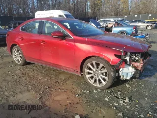2019 Mazda 3 Premium with VIN 3MZBPAEM8KM102178, listed as a Copart auction lot 82369624 with 70,458 mi miles and Salvage Title. Bid and sale history available at DreamBid. Image 4.