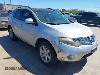 2009 Nissan Murano SL with VIN JN8AZ18U69W101940, listed as a IAAI auction lot 41852690 with 169,701 mi miles and . Bid and sale history available at DreamBid. Image 1.