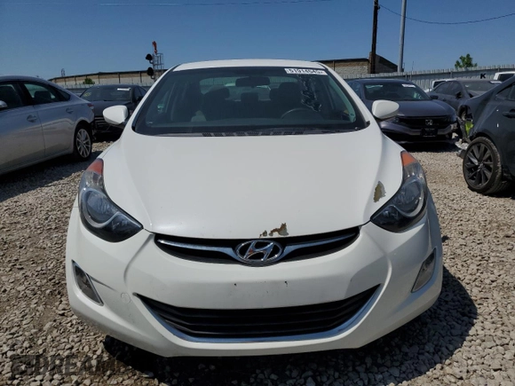 2013 Hyundai Elantra Limited with VIN 5NPDH4AE1DH406146, listed as a Copart auction lot 51914545 with 79,288 mi miles and Salvage Title. Bid and sale history available at DreamBid. Image 5.