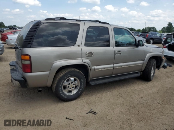2001 Chevrolet Tahoe LT with VIN 1GNEK13T01J169398, listed as a Copart auction lot 61058125 with 269,492 mi miles and Clean title. Bid and sale history available at DreamBid. Image 3.