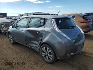 2015 Nissan LEAF SV with VIN 1N4AZ0CP5FC325081, listed as a Copart auction lot 62681513 with 90,329 mi miles. Bid and sale history available at carsss.com. Image 2.