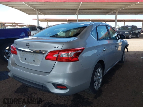2017 Nissan Sentra S with VIN 3N1AB7AP2HY317625, listed as a IAAI auction lot 42204408 with 133,241 mi miles and . Bid and sale history available at DreamBid. Image 4.