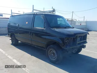 2014 Ford Econoline Cargo Commercial with VIN 1FTNE1EW7EDA24337, listed as a IAAI auction lot 42672372 with 171,165 mi miles and . Bid and sale history available at DreamBid. Image 1.