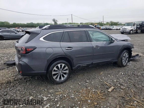 2023 Subaru Outback Touring XT with VIN 4S4BTGPD7P3155912, listed as a Copart auction lot 56195525 with 6,590 mi miles and Salvage title. Bid and sale history available at DreamBid. Image 3.
