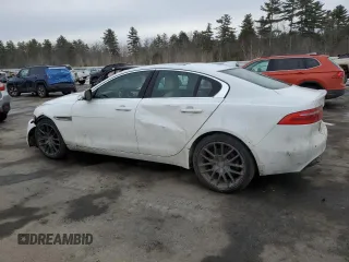 2019 Jaguar XE 25t Premium with VIN SAJAJ4FX0KCP50143, listed as a Copart auction lot 46303155 with 111,621 mi miles and Salvage Title. Bid and sale history available at DreamBid. Image 2.