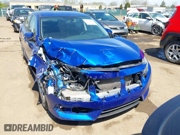 2018 Honda Civic LX with VIN 19XFC2F53JE020297, listed as a IAAI auction lot 42114807 with 124,058 mi miles and . Bid and sale history available at carsss.com. Image 6.