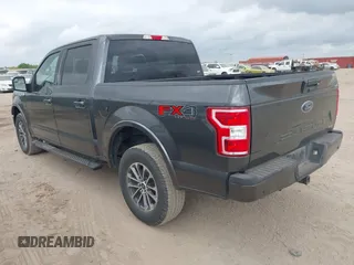 2020 Ford F-150 XL with VIN 1FTEW1E41LKE66857, listed as a IAAI auction lot 42041929 with 76,716 mi miles. Bid and sale history available at carsss.com. Image 3.
