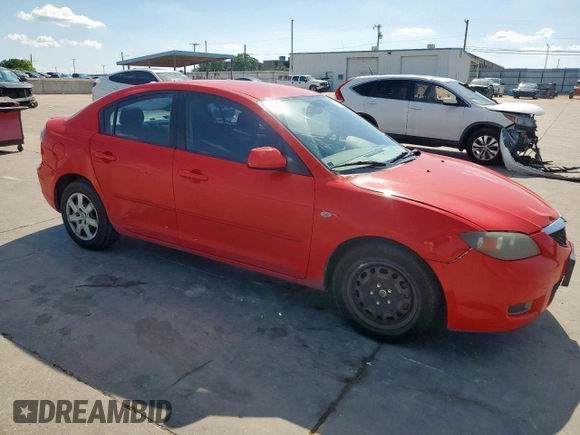 2007 Mazda 3 i Sport with VIN JM1BK12F371718303, listed as a Copart auction lot 54241175 with 197,175 mi miles and Salvage Title. Bid and sale history available at DreamBid. Image 4.