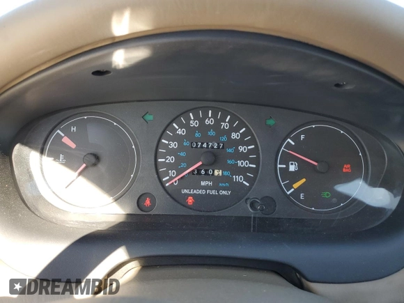 1996 Geo Prizm z VIN 1Y1SK5267TZ068437, wystawiony jako Copart lot #41403285 z przebiegiem 74 727 mil mil oraz Szkody całkowita. Historia ofert i sprzedaży dostępna na DreamBid. Obrazek 9.