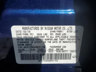 2016 Infiniti Q50 Red Sport 400 с VIN JN1FV7AR4GM451102, выставлен на аукционе Copart как лот 56391595 с пробегом 95 916 миль миль и На запчасти • Non repairable. История ставок и продаж доступна на DreamBid. Изображение 12.