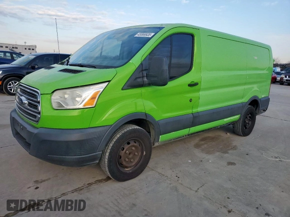 2015 Ford Transit Cargo with VIN 1FTNR1ZM6FKB03606, listed as a Copart auction lot 45569935 with 209,179 mi miles and Clean Title. Bid and sale history available at carsss.com. Image 1.