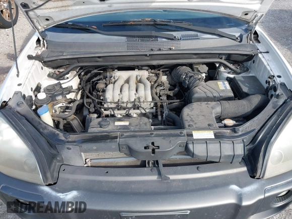 2007 Hyundai Tucson SE with VIN KM8JN12D07U638470, listed as a IAAI auction lot 41464634 with 203,283 mi miles. Bid and sale history available at carsss.com. Image 10.