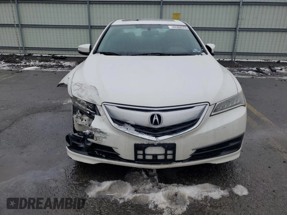 2017 Acura TLX with VIN 19UUB1F38HA003433, listed as a Copart auction lot 44388555 with 129,751 mi miles and Salvage Title. Bid and sale history available at carsss.com. Image 5.