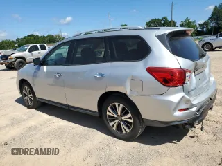 2017 Nissan Pathfinder SV with VIN 5N1DR2MN3HC687473, listed as a Copart auction lot 63376195 with 69,600 mi miles and Salvage title. Bid and sale history available at DreamBid. Image 2.