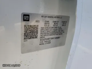 2024 Chevrolet Malibu RS with VIN 1G1ZG5ST2RF105097, listed as a Copart auction lot 45215575 with 23,034 mi miles and Salvage Title. Bid and sale history available at carsss.com. Image 12.